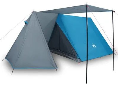 Produktbild von vidaXL Campingzelt 3 Personen Blau Wasserfest