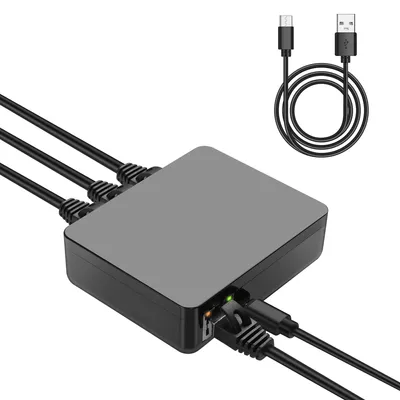Productafbeelding van RJ45 Ethernet Splitter 1 tot 3 Out 1000Mbps Gigabit Switch