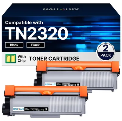 Produktbild von HALLOLUX TN2320 Toner Kompatibel für TN2320 Toner Brother TN 2320 für Brother MFC l2700DW MFC L2700DN HL-L2340DW HL-L2300D DCP-L2520DW MFC-L2720DW DCP-L2540DN TN-2320 (2 Schwarz)
