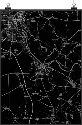Produktbild von Mr. & Mrs. Panda Bild Schönebeck DIN A3 - Geschenk, Wandbild, Stadt Dorf Karte Landkarte Map Stadtplan, Kunstdruck, kunstposter, drucke, wanddeko