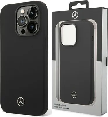Produktbild von Mercedes Mehmp13Lsilbk Iphone 13 Pro / 13 6,1"" Czarny/Schwarz Hardcase Silikon Magsafe