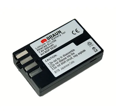 Zdjęcie produktu dla Akumulator PENTAX D-Li109 (BDP-PLI109, 900 mAh)