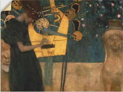 Produktbild von ARTland Wandbild, selbstklebend Die Musik. 1895 Größe: 120x90 cm