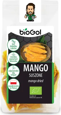 Produktbild von Getrocknete Mango 100g - Biogol 100 g