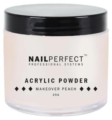 Obrázok produktu pre NailPerfect, akrylový prášok na modelovanie nechtov, odtieň "Makeover Peach", 25 g