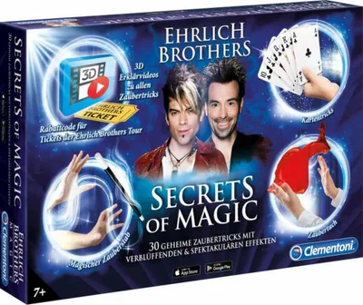 Produktbild von Clementoni 59312 - Secrets of Magic - Zauberkasten Ehrlich Brothers