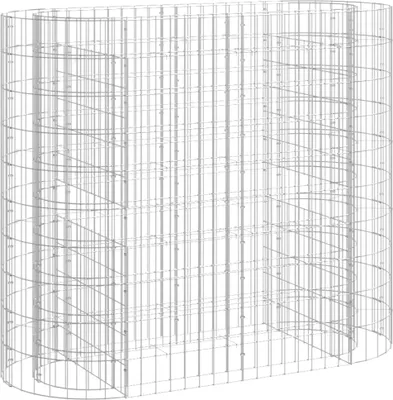 Obrázek produktu pro vidaXL Gabionové zvýšené lůžko z pozinkovaného železa 120x50x100 cm