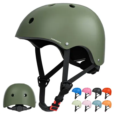 Obrázok produktu pre Detská prilba, nastaviteľná veľkosť 51-58 cm, vhodná pre deti vo veku 2-13 rokov, cyklistická prilba vhodná aj na skateboard a BMX