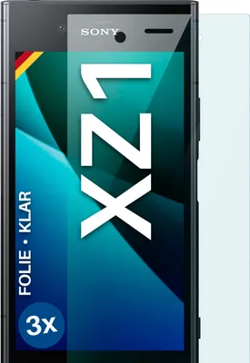 Produktbild von moex® 3x Schutzfolie kompatibel mit Sony Xperia XZ1 - Displayschutzfolie dünn Folie, Klar