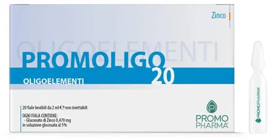 Produktbild von PROMOLIGO 21, Schwefel, 20 Ampullen à 2 ml