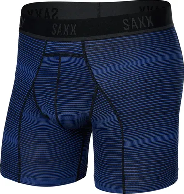 Produktbild von SAXX Kinetic Boxer Brief Variegated Stripe/Blue S Fitness Unterwäsche
