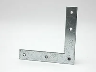 Obrázek produktu pro Držák, plochý, železný, 160 x 160 x 22 mm, tloušťka 2,5 mm