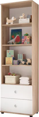 Produktbild von Regal Kinderzimmerregal Standregal Wickelregal Holzregal Babyzimmer "Floris I"
