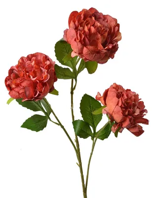 Imagen del producto de Clayre & Eef, flor artificial, 80 cm, color naranja, plástico