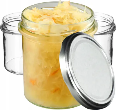 Image de KADAX Pots à confiture 350ml, fi82 mm, Pots à confiture avec couvercle à vis, Pots à miel, Pots à confiture