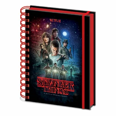 Produktbild von Stranger Things (One Sheet) A5 Metallic Notebook