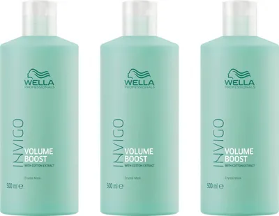 Produktbild von Invigo Volume Boost Crystal Maske 3x500 ml