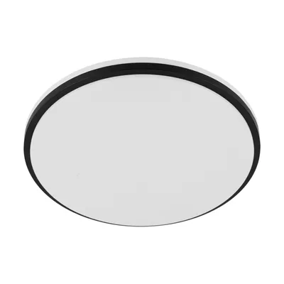 Produktbild von EGLO LED Deckenleuchte Marunella,Wandlampe Ø 34 cm in Stufen dimmbar, Deckenlampe aus Stahl in Schwarz und Kunststoff, Wohnzimmerlampe neutralweiß
