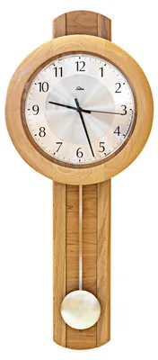 Produktbild von SELVA SELVA Funk-Pendelwanduhr Buche Gauting