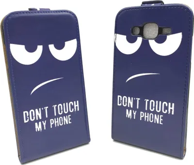 Produktbild von Handyhülle Tasche für Handy Samsung Galaxy J5 Dont Touch my Phone