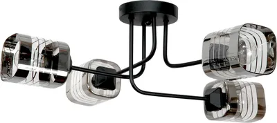 Obrázek produktu pro Stropní svítidlo závěsná lampa černá klasická skleněná lampa 15-471 ENOLI