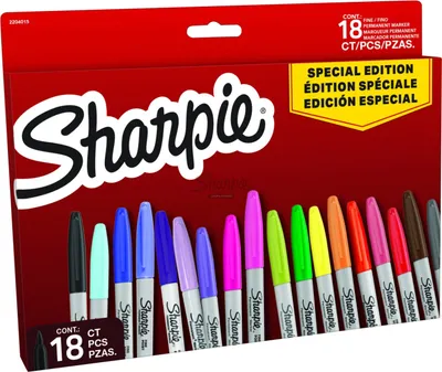 Produktbild von Sharpie Permanent-Marker FINE 18er BIG PACK "Red"