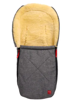 Produktbild von Kaiser, 6534170 Lammfell Babyschalen Fußsack Emma, anthracite melange