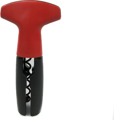 Produktbild von TUPPERWARE Küchenhelfer Öffner Flaschengeist rot-schwarz D144 Korkenzieher
