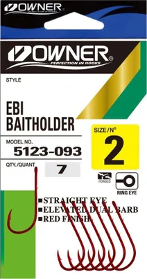 Obrázek produktu pro Owner Háčky Baitholder 5123 1/0 - 6ks