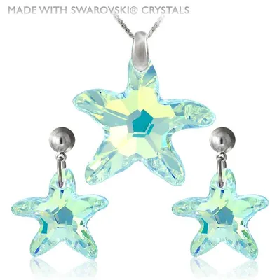 Produktbild von Swarovski-Schmuckset – Crystal Star