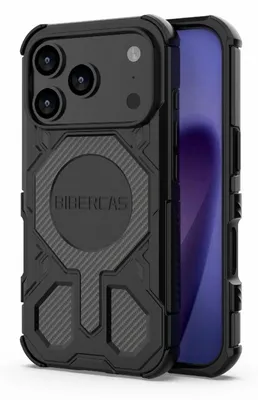Immagine prodotto di Per Apple iPhone 17 Pro BIBERCAS Custodia antiurto MagSafe in vero colore Nero