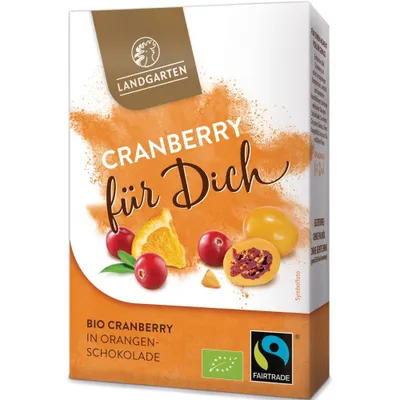 Produktbild von Cranberry - Für Dich Orangenschokolade 90g