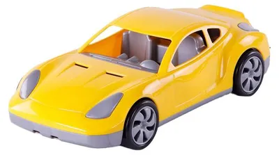 Productafbeelding van Cavallino raceauto, geel, 36 cm