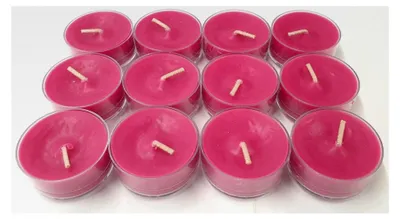 Produktbild von 12 Teelichter "Himbeer-Makronen"