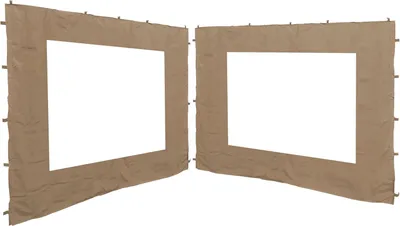 Obrázok produktu pre Bočné steny do altánku 250x190 cm, 2 kusy, piesková, polyester, pre záhradu