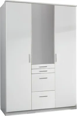 Produktbild von CALICOSY - Kleiderschrank, 3 Türen, davon 1 verspiegelt - L135 cm