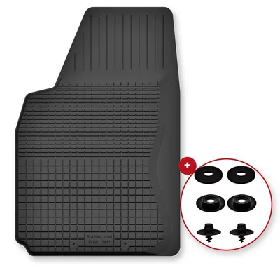 Zdjęcie produktu dla Dywanik gumowy kierowcy do Kia Sportage II 2004-2010 (SUV) – czarne, dobierane – Wielganizator Semi-Universal
