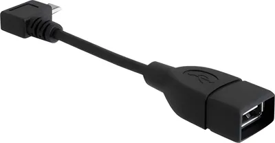Immagine prodotto di DELOCK Cavo USB A -> Micro-B 90°OTG BU/St 0,11m sw