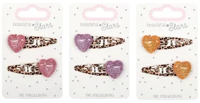 Produktbild von Haarclips Herz - beautiful Stars