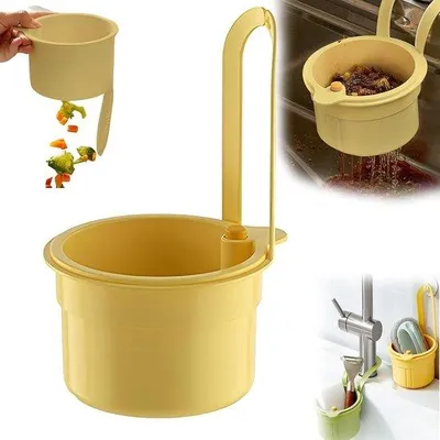 Produktbild von Küchenabwasserfilter, Multifunktionsabwasser für hangendes Gebrauch, Foodwaste-Sieb, geeignet für Obst und Gemüsewaschen