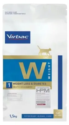 Produktbild von Virbac HPM W1 Cat – Kroketten zur Gewichtsreduktion und Diabetesbehandlung