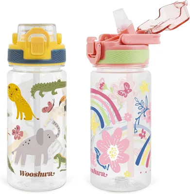 Productafbeelding van Drinkfles kinderen 480 ml - Jungle dieren