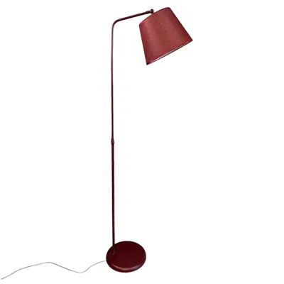 Produktbild von Cotella Rot Modern Dekorative Metall und Stoff Stehlampe