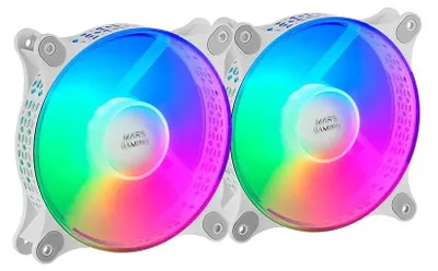 Produktbild von Mars Gaming MFDUOW, Ventilator, 12 cm, 1100 RPM, Weiß