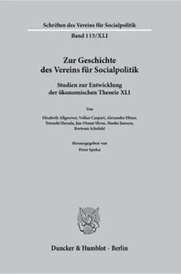 Obrázok produktu pre Zur Geschichte des Vereins für Socialpolitik.