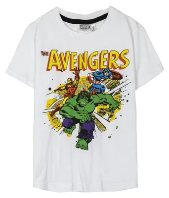 Obrázek produktu pro Dětské tričko s krátkým rukávem Marvel White - 8 let