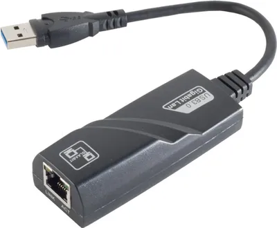 Zdjęcie produktu dla S/CONN 13-50019, Przewodowa, USB, Ethernet, Czarny