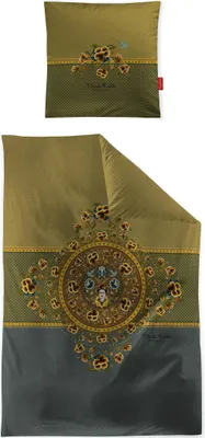 Produktbild von Irisette GmbH & Co. KG Mako-Satin Bettwäsche Set Playa 8536 Farbe grün Größe 155x220+80x80