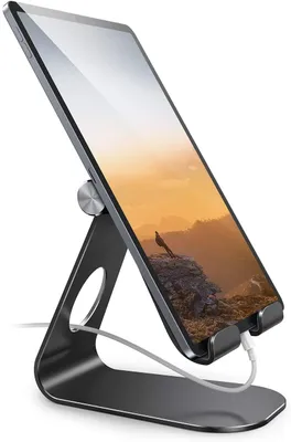Produktbild von Tablet Ständer Verstellbare, Tablet Staender - Universal Halter, Halterung, Dock für 2020 iPad Pro 9.7/10.5/12.9, iPad Air Mini 2 3 4, Samsung Tab, Huawei andere Tab 5"-13"