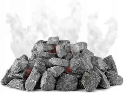 Produktbild von Natur Saunasteine Heizsteine Aufgusssteine für Saunaöfen ohne Schwefelmine 25 kg